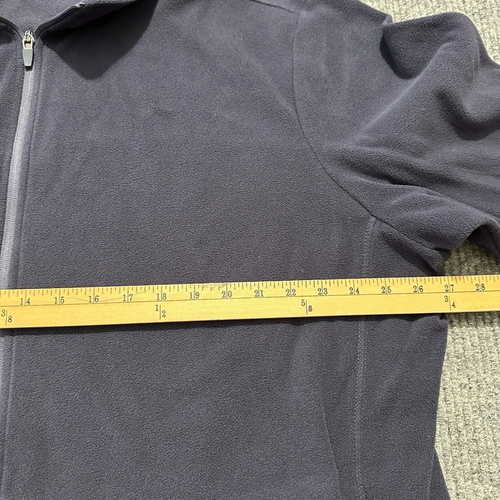 Lands' End Outfitters Mens Full Zip Fleece Jacket Size‎ 2XL Collared Long Sleeve